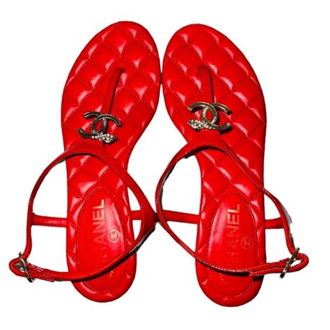 chanel tongs|Chanel thong sandals 2022.